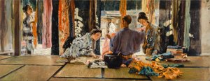 Der Seidenhändler, Japan von Robert Frederick Blum