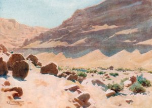 Ein Wadi in den Mokattam-Hügeln von Robert George Talbot Kelly