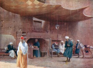 Ein arabisches Café, Kairo