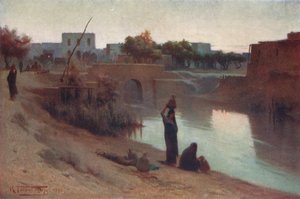 Abend in Fakus, ca. 1880, 1904 von Robert George Talbot Kelly