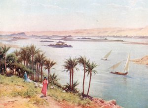 Erster Katarakt von der Insel Elephantine von Robert George Talbot Kelly