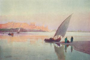 Kom Ombos, um 1880, 1904 von Robert George Talbot Kelly