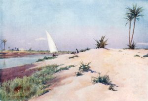 Am Ismailia-Kanal, in der Nähe von Tel-el-Kebir