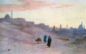 Die Zitadelle und Kairo von Osten