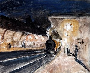 Bahnhof Brentwood, ca. 1920 von Robert Graham Dryden Alexander