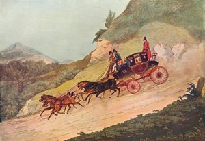 Königliche Postkutsche, 19. Jahrhundert, 1907 von Robert Havell