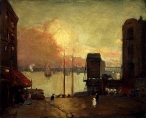 Kumuluswolken, East River, 1901-1902