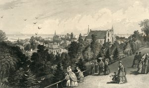 Stadt Cleveland, vom Reservoir Walk von Robert Hinshelwood