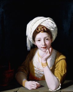 Porträt einer Dame als Kumanaische Sibylle, 1778-1789 von Robert Home