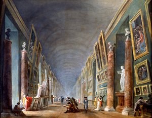 Die große Galerie, Louvre, Paris