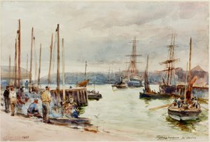 Fischereihafen, North Shields von Robert Jobling