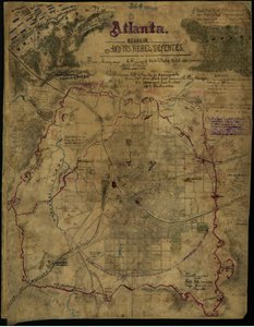 Atlanta, Georgia und seine Rebellenverteidigungen