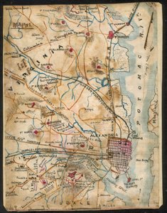 Karte von Alexandria, Virginia