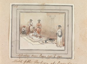 Eine Durbar-Szene, Poona, 3. Oktober 1792