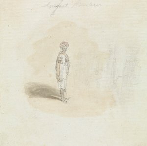 Stehender indischer Mann