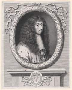 Louis de Bourbon, der Zweite dieses Namens, Prinz von Condé, genannt Monsieur le Prince (Louis II. de Bourbon, Prinz von Condé, genannt Monsieur le Prince) (1621-1686) von Robert Nanteuil