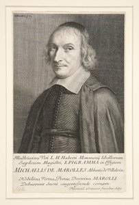 Michel de Marolles (1600-1681) von Robert Nanteuil