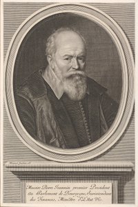 Pierre Jeannin, ca. 1656 von Robert Nanteuil