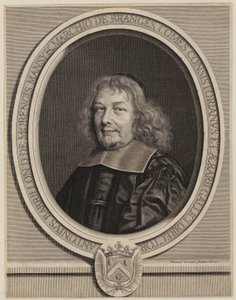 Porträt von Antoine Barillon [Barrillon] von Robert Nanteuil
