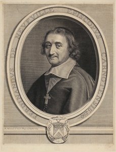 Porträt von Ferdinand de Neufville von Villeroy von Robert Nanteuil