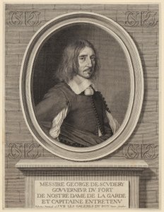 Porträt von George de Scudéry von Robert Nanteuil