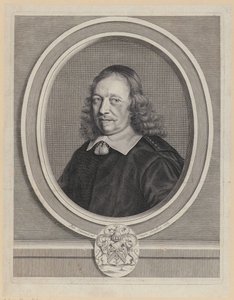 Porträt von Gilles Blondeau von Robert Nanteuil