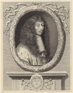 Porträt von Louis II. de Bourbon, Prinz von Condé [Le Grand Condé] von Robert Nanteuil