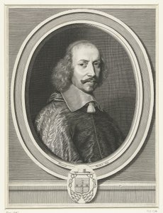 Porträt von Kardinal Mazarin, 1655 von Robert Nanteuil