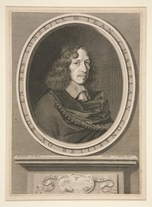 Porträt von Jean Chapelain, Berater des Königs von Robert Nanteuil