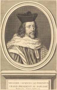 Jacques Le Coigneux von Robert Nanteuil after Henri Beaubrun