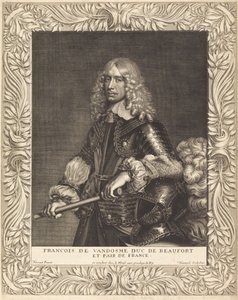 François, Herzog von Beaufort von Robert Nanteuil after Jean Nocret