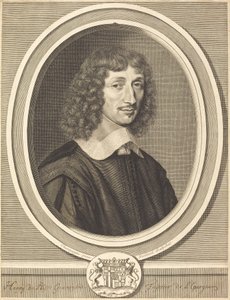 Henri de Guenegaud von Robert Nanteuil after Philippe de Champaigne