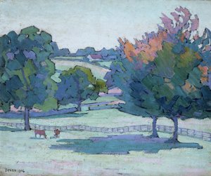 Ahornbäume in Cuckfield, Sussex, 1914