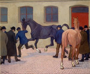 Vorführung bei Tattersalls, ca. 1919 von Robert Polhill Bevan