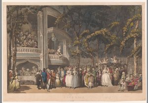 Vauxhall Gardens in London von Robert Pollard (I)