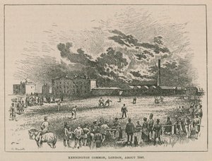 Kennington Common, London (ca. 1840) von Robert Randoll