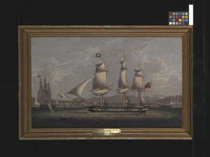 Ein Britisches Paketboot Auf Dem Clyde von Robert Salmon