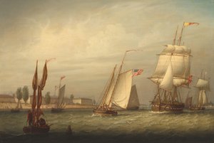 Boston Harbor, 1843