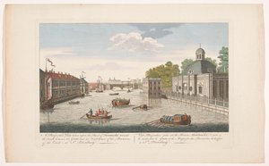 Ansicht des Flusses Fontanka in Sankt Petersburg von der Nordseite