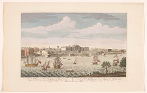 Ansicht von Fort William in Kalkutta