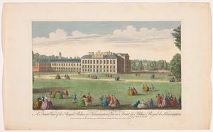 Ansicht des Kensington Palace in London von Robert Sayer