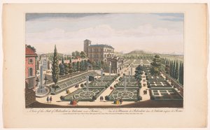 Ansicht der Giardini Vaticani in Vatikanstadt (Serientitel)