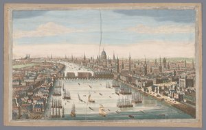 Ansicht der Stadt London