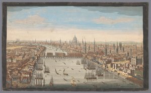 Ansicht der Stadt London von Robert Sayer