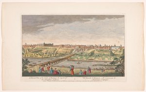 Ansicht der Stadt Madrid von Robert Sayer