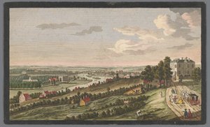 Ansicht der Stadt Richmond am Fluss Themse (Theems)