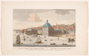 Ansicht des Königspalastes in Lissabon