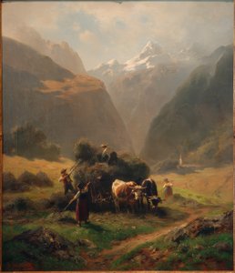 Heuernte im Hochgebirge