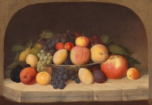 Früchtestillleben, um 1849 von Robert Seldon Duncanson