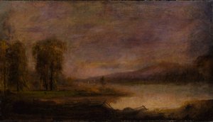 Landschaft mit See, 1864